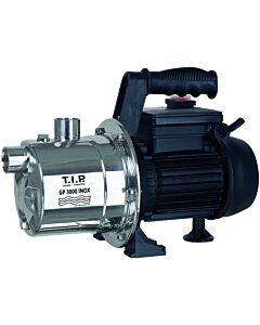 TIP Garden Pump - Stainless Steel, 2,950 l/h, 42 m Head, 550 W, Jet System, Overload Protection, GP 3000 INOX, 30111