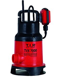 T.I.P. Schmutzwasser Tauchpumpe - 7.000 l/h, 5 m Förderhöhe,  300W, 20mm Korngröße, GFK Gehäuse, VORTEX Laufrad, TVX 7000 30268