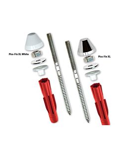 TOX TRI-2 fastening set 04510148 for urinal and washbasin, white