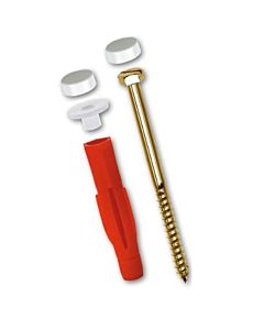 TOX stand WC attachment 04510152/S with 2 white cover caps