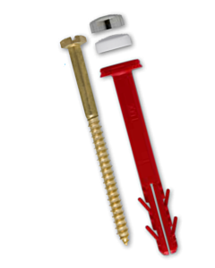 TOX Support WC accessoire Toilette XL Cap 04510134 6x85, blanc / chromé par ensemble