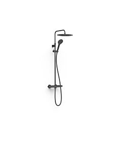 Tres Over Wall shower system 19038705NM thermostatic surface-mounted, matt black