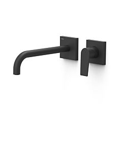 Tres Project-tres Finish set for washbasin wall fitting 21130022NM concealed, 240mm spout, matt black