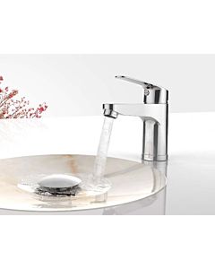 Tres Base Plus wash basin mixer 21610303 without waste set, chrome