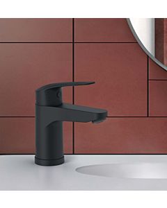 Tres Base Plus Waschtischarmatur 21610303NM ohme Ablaufgarnitur, schwarz matt