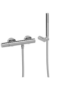 Tres Study Duscharmatur 26116701 Aufputz, mit Wannen-Brause-Set, chrom