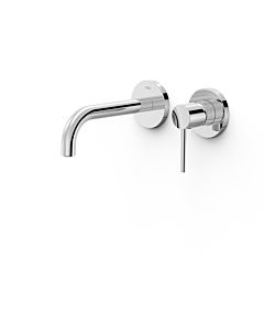 Tres Study finish set for washbasin wall fitting 26230021 concealed, 177mm spout, chrome