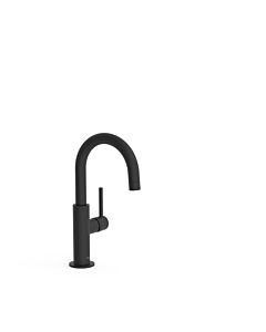 Tres Study wash basin mixer 26290403NM side lever, without waste set, matt black