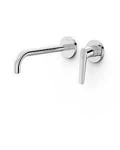 Tres Fuji Fertigset für Waschtisch-Wandarmatur 28130022 Unterputz, 237mm Auslauf, chrom