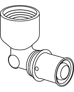 Uponor S-Press PLUS transition angle 1070539 16 x Rp 2000 /2 IG