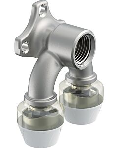 Rondelle murale Uponor RTM en U 1061621 16 mm x Rp 1/2 x 16 mm, laiton étamé