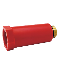 USH construction plug 025001 2000 / 2 &quot;, red, brass thread