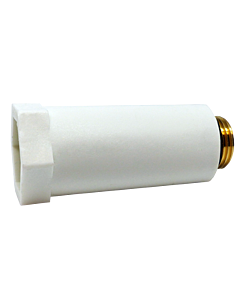 USH construction plug 025017 2000 / 2 &quot;, white, brass thread
