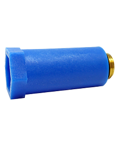 USH construction plug 025018 2000 / 2 &quot;, blue, brass thread