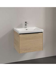 Villeroy &amp; Boch Subway 3.0 vanity unit C57701VJ 1 drawer, 572 x 429 x 478 mm, Nordic Oak