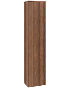 Armoire de toilette Villeroy &amp; Boch Antao K45100HM 41,4 x 171,9 x 28,7 cm, plan vasque laqué couleur noyer chaud