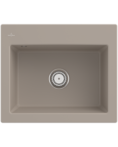 Villeroy und Boch Subway 60 S built-in sink 330900AM Spülbecken , 600 x 510 mm, almond CeramicPlus
