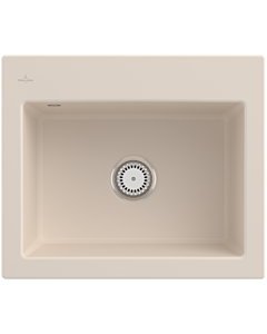 Villeroy und Boch Subway 60 S évier encastrable 330900FU Spülbecken , 600 x 510 mm, ivoire CeramicPlus