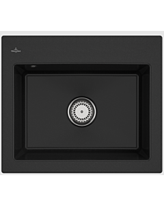 Villeroy und Boch Subway 60 S évier encastrable 330900J0 Spülbecken , 600 x 510 mm, chromite CeramicPlus