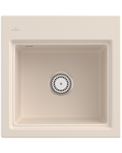 Villeroy und Boch Subway Style 50 S built-in sink 331500FU Spülbecken , 500 x 510 mm, ivory CeramicPlus