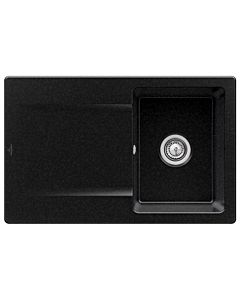 Villeroy & Boch Siluet évier intégré avec garniture de vidage et contrôle manuel, chromite