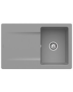 Villeroy & Boch Siluet sink 333401SL with waste set and manual operation, Stone