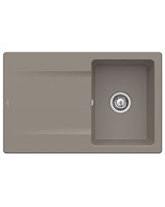 Villeroy & Boch Siluet sink 333401TR with waste set and manual operation, Timber