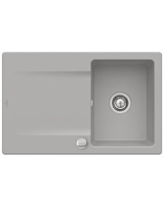 Villeroy & Boch Siluet Einbauspüle 333402KD mit Ablaufgarnitur und Exzenterbetätigung, Fossil