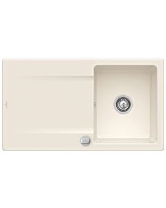 Villeroy & Boch Siluet Built-in sink 333502KR with drain fitting and eccentric operation, Crema