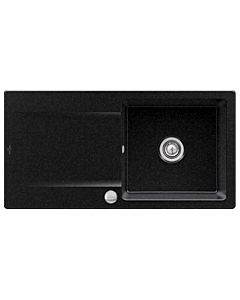 Villeroy & Boch Siluet Built-in sink 333602J0 with drain fitting and eccentric operation, chromite