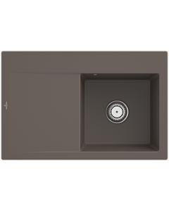 Villeroy und Boch Subway Style 45 Einbauspüle 334700TR Spülbecken rechts, timber CeramicPlus, 78 x 51 cm