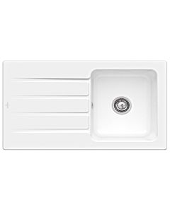 Villeroy & Boch Architectura sink 335001R1 with waste set and manual operation, white