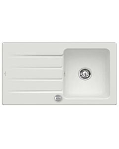 Villeroy & Boch Architectura évier encastrable 335002SM avec garniture de vidage et actionnement excentrique, vapeur