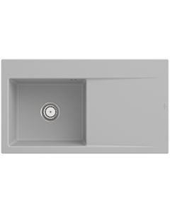 Villeroy und Boch Subway Style 50 Spüle 335200SM Spülbecken links,  900 x 510 mm, steam CeramicPlus