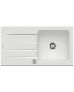 Villeroy & Boch Architectura évier encastrable 336002SM avec garniture de vidage et actionnement excentrique, vapeur