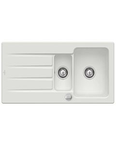 Villeroy & Boch Architectura évier encastrable 336502SM avec garniture de vidage et actionnement excentrique, vapeur