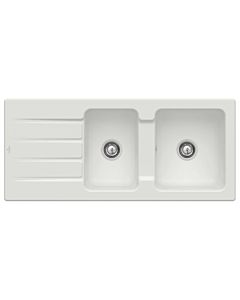 Villeroy & Boch Architectura Built-in sink 338002SM with drain fitting and eccentric operation, Steam