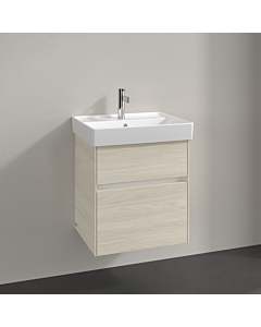 Villeroy und Boch Collaro meuble sous-vasque C00700AA 51x54,6x41,4cm, évier central, chêne blanc
