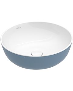 Villeroy und Boch Artis Aufsatzwaschtisch 417943BCW2 Ø 430mm, ohne Hahnloch, ohne Überlauf, Ocean