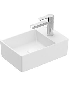 Villeroy & Boch Memento 2.0 Handwaschbecken 40x26 43234GRW, 1 Hahnloch, ohne Überl., Stone White C+