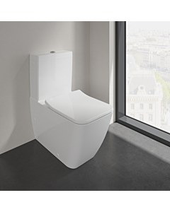 Villeroy und Boch à poser au sol WC 4612R0R1 37,5 x 70 cm, pour combinaison, sans rebord, blanc C-plus