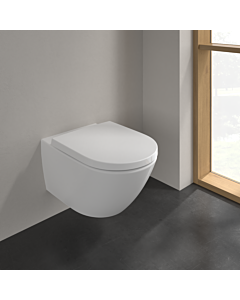 Villeroy und Boch Subway 3.0 Wand-Tiefspül-WC 4670T0RW  37 x 56 cm, TwistFlush, spülrandlos, Stone White CeramicPlus