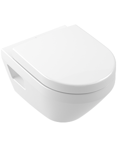 Villeroy und Boch Architectura WC -Set 4687CLR1 35x48cm, oval, wall-mounted, TwistFlush, horizontal, White Alpin CeramicPlus