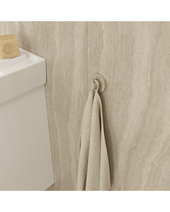 Villeroy &amp; Boch Elements Tender towel hook TVA15101100064 54x54x32mm, round, brushed nickel black