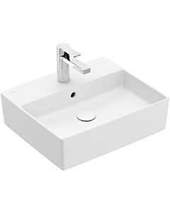 Villeroy & Boch Memento 2.0 Waschtisch 4A0750RW 50x42cm, mit Hahnloch, & Überlauf, Stone White C+