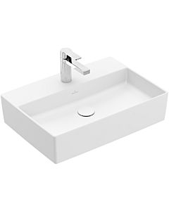 Villeroy & Boch Memento 2.0 Waschtisch 4A0761RW 60x42cm, mit Hahnl., ohne Überlauf, Stone White C+