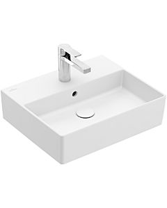 Villeroy und Boch Memento 2.0 Waschtisch 4A225GRW 50x42cm, mit Hahnloch & Überlauf, Stone White C+