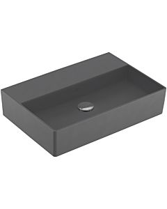 Villeroy und Boch Memento 2.0 Waschtisch 4A226FI4 60x42cm, ohne Hahnloch & Überlauf, Graphite C+