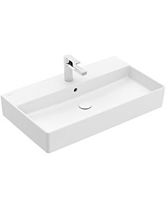 Villeroy und Boch Memento 2.0 Waschtisch 4A2280RW 80x47cm, mit Hahnloch und Überlauf, Stone White C+