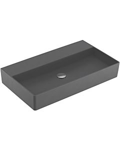 Villeroy und Boch Memento 2.0 Waschtisch 4A2283I4 80x47cm, ohne Hahnloch & Überlauf, Graphite C+